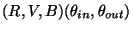 $ (R,V,B)(\theta_{in},\theta_{out})$