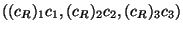 $ ((c_{R})_1c_1, (c_{R})_2c_2, (c_{R})_3c_3)$