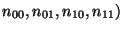 $ n_{00},n_{01},n_{10},n_{11})$