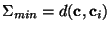 $\displaystyle q(j)=\arg \min_{k\in\{1,\dots,K\},k\neq j} d(\col_j,\col_k)
$